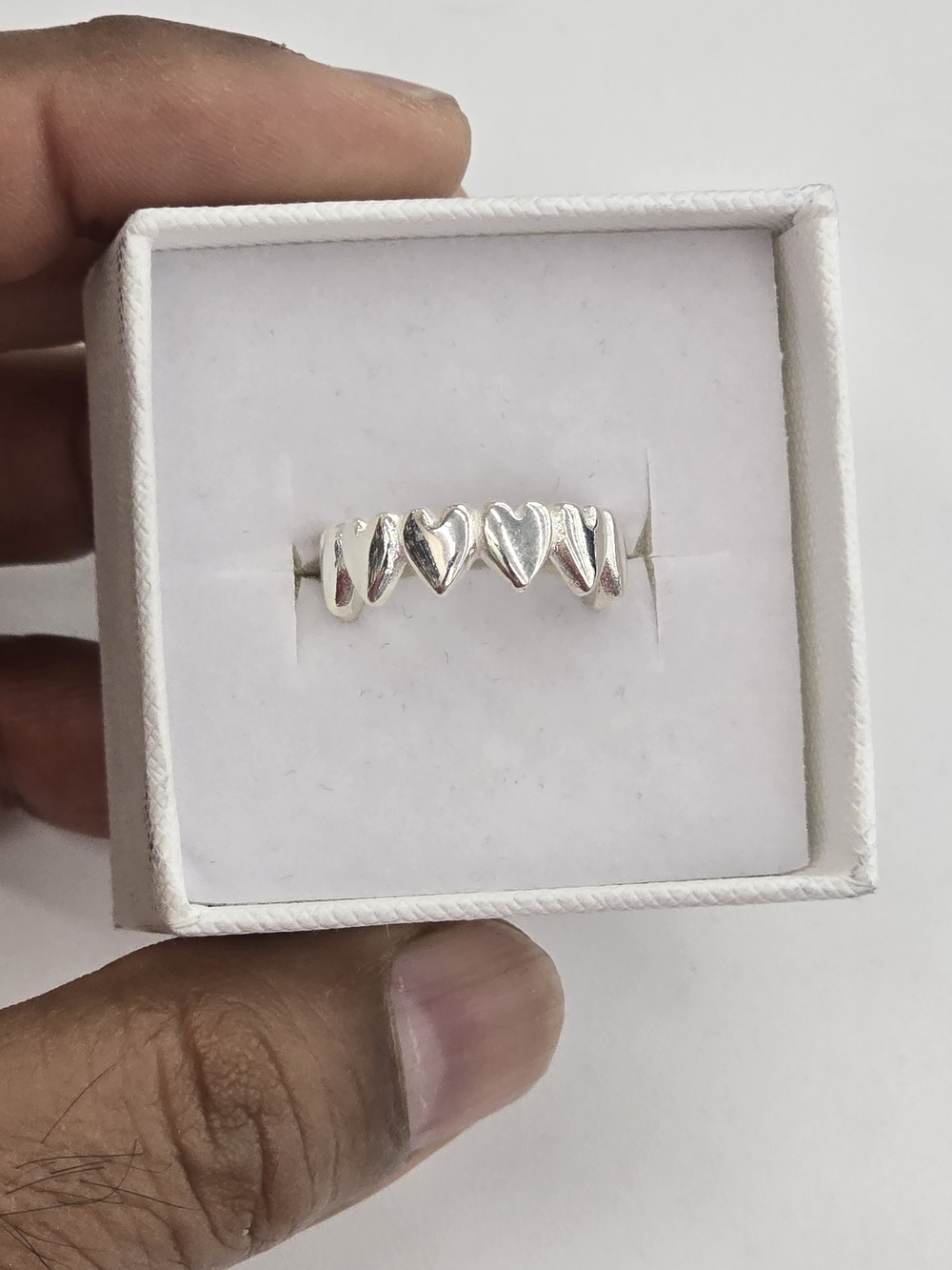 925 Sterling Silver Heart Ring For Women